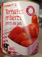 Tomates entières pelées au jus