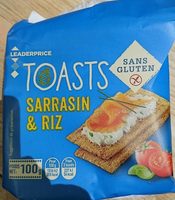 Toasts sarrazin et riz