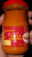 Sauce curry légumes