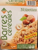 Barres Céréales Noisettes