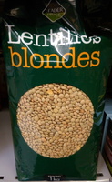 Lentilles blondes