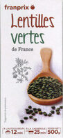 Lentilles vertes de France