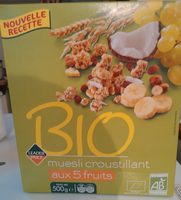 Muesli croustillant bio