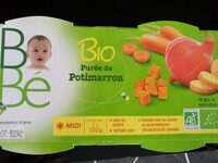 Bio purée de potimarron