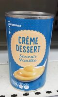 Crème dessert saveur vanille