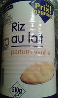 Riz au lait parfum vanille
