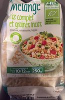 Mélange riz complet et graines Incas