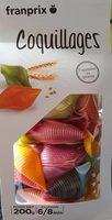 Coquillages multicolores