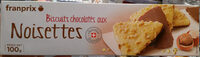 Biscuits chocolatés aux Noisettes