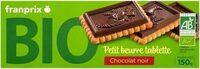 Petit beurre tablette chocolat noir bio