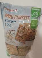 Mini crackers Amarantes et chia