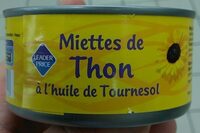 Miettes de thon à l'huile de tournesol