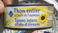 Thon Entier à L'huile De Tournesol