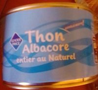 Thon albacore entier au naturel