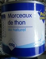 Morceaux de thon au naturel