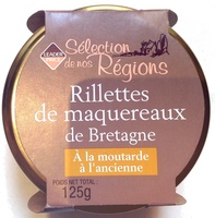Rillettes de maquereaux de Bretagne, à la moutarde à l'ancienne