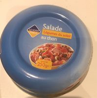 Salade au thon, légumes du soleil