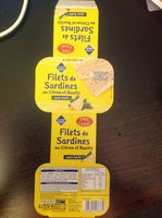 Filets de sardines Au citron et basilic