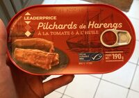 Pilchards de harengs à la tomate et à l'huile