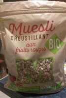 Muesli croustillant BIO fruits rouges