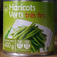 Haricots verts très fins
