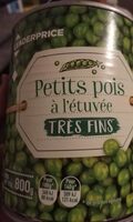 Petits pois à l'étuvée TRÈS FINS
