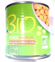 Maïs doux en grain sous vide bio