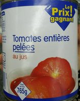 Tomates entières pelées