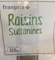 Raisins sultanines