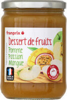 Dessert de fruits pomme passion mangue
