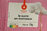 Le sucre en morceaux