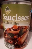 Saucisses Aux Lentilles, Les Connaisseurs, 420 Grammes, Marque Leader Price