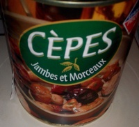 Champignons Cèpes Jambes et Morceaux