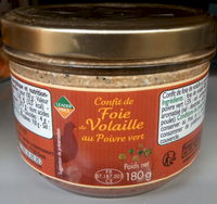 Confit de Foie de Volaille au Poivre Vert