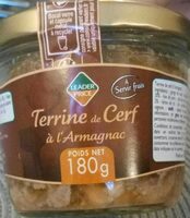 Terrine de cerf à l'armagnac