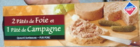 2 Pâtés de Foie et Pâté de Campagne