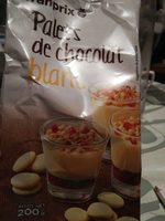 Palets de chocolat blanc