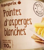 Pointes d'asperges blanches