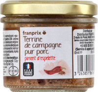 Terrine piment d espelette