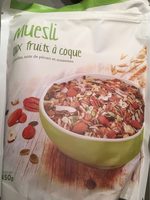 Muesli aux fruits à coque