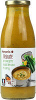 Veloute de courgettes coco curry
