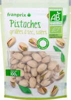 Pistaches bio grillees et salees