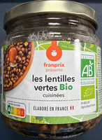 Les lentille la cuisinées bio
