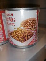 Lentilles preparees