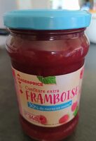 Confiture extra framboise 30% de sucre en moins