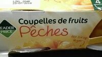 Coupelle Pêches au Sirop