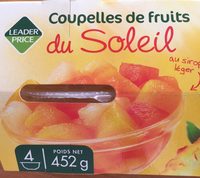 Coupelles de fruits du soleil