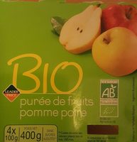 Purée de fruits pomme poire
