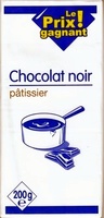 Chocolat noir patissier