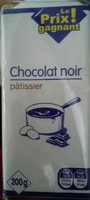Chocolat noir pâtissier
